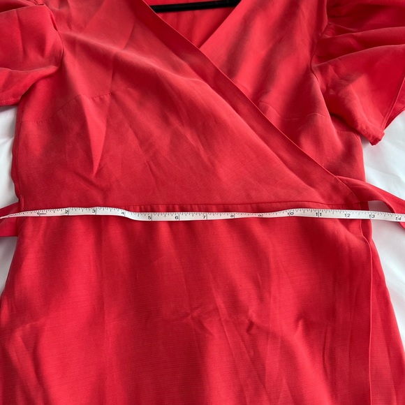 Club Monaco | Wrap Dress Red colour size 4 brand new_Tag Removed - Picture 9 of 11
